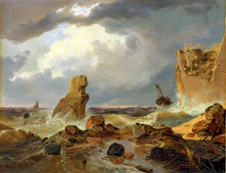 Surf on a Rocky Coast, 1835